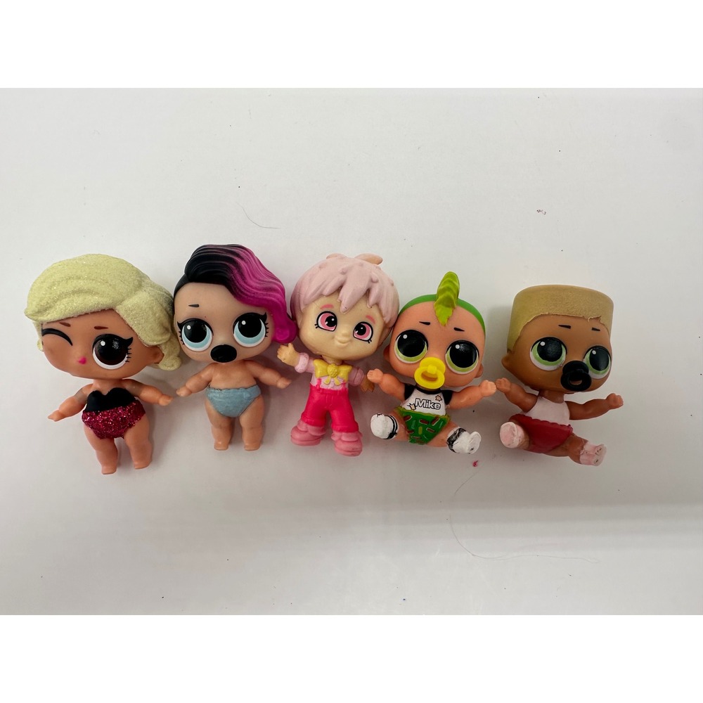 LOL Surprise Lil Outrageous Littles Dolls Toy Figures Collection Lot of‎ 5